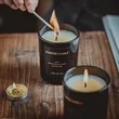 Aromatherapy Candle With Gift Box Scented Soy Amber Glass | https://www.bestnamebadges.com