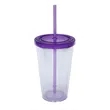 16OZ Classic Transparent Insulated Double Wall Tumbler Cup | https://www.bestnamebadges.com
