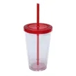 16OZ Classic Transparent Insulated Double Wall Tumbler Cup | https://www.bestnamebadges.com