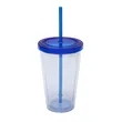 16OZ Classic Transparent Insulated Double Wall Tumbler Cup | https://www.bestnamebadges.com