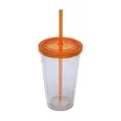 16OZ Classic Transparent Insulated Double Wall Tumbler Cup | https://www.bestnamebadges.com