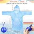 Portable Rain Disposable Raincoats With Hood Ball | https://www.bestnamebadges.com