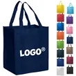 Non-Woven Reusable Gusset Tote Bag USA Decorated (13x10x15) | https://www.bestnamebadges.com