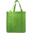 Non-Woven Reusable Gusset Tote Bag USA Decorated (13x10x15) | https://www.bestnamebadges.com