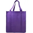 Non-Woven Reusable Gusset Tote Bag USA Decorated (13x10x15) | https://www.bestnamebadges.com