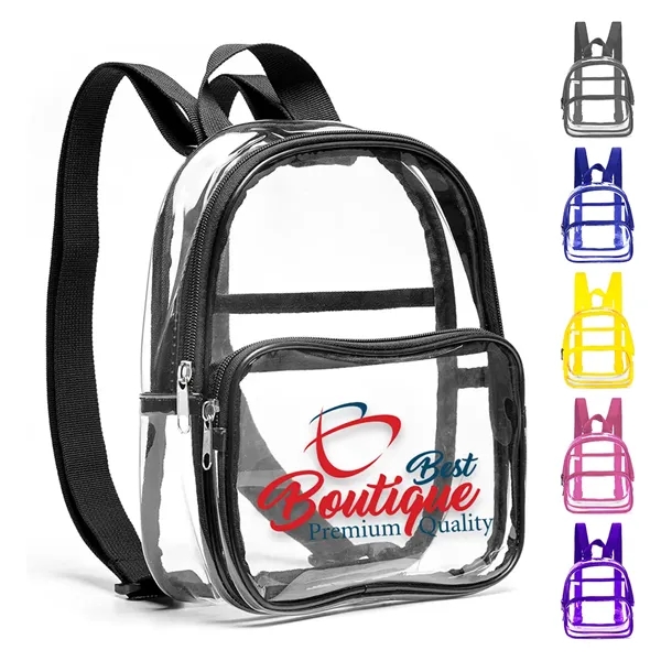 Clear Mini Backpack Stadium Approved Lightweight Waterproof
