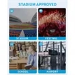 Clear Mini Backpack Stadium Approved Lightweight Waterproof | https://www.bestnamebadges.com