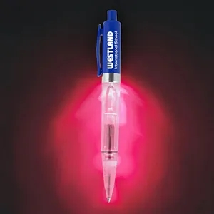 Loma Light Up Pen with RED Color LED | https://www.bestnamebadges.com