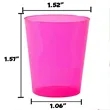 Clear Plastic Shot Glasses For Party Use | https://www.bestnamebadges.com