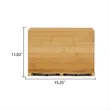 Portable Adjustable Foldable Bookstand Bamboo Book Holder | https://www.bestnamebadges.com