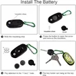 Portable Mini COB Keychain Light Flashlight with Carabiner | https://www.bestnamebadges.com