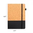 Eco Friendly Cork Gift Soft Wood Notebook Set with Pen | https://www.bestnamebadges.com