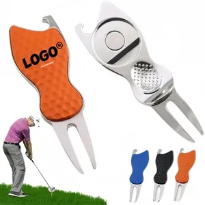 Contour Golf Divot Tool with Removable Ball Marker