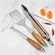 Three Piece BBQ Grilling Tool Set Stainless Steel  | https://www.bestnamebadges.com