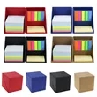 Foldable Colorful Sticky Notes Box With Pen Holder In Stock | https://www.bestnamebadges.com