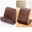 Solid Wood Creative Phone Stand Desktop Support Universal | https://www.bestnamebadges.com