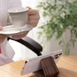 Solid Wood Creative Phone Stand Desktop Support Universal | https://www.bestnamebadges.com