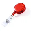 Translucent Retractable Back Buckle Badge Clip Reel Wheel | https://www.bestnamebadges.com