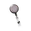 Translucent Retractable Back Buckle Badge Clip Reel Wheel | https://www.bestnamebadges.com