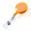 Translucent Retractable Back Buckle Badge Clip Reel Wheel | https://www.bestnamebadges.com