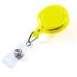 Translucent Retractable Back Buckle Badge Clip Reel Wheel | https://www.bestnamebadges.com