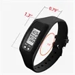 Customized Silicone Electronic Watch Bracelet Pedometer | https://www.bestnamebadges.com