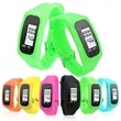 Customized Silicone Electronic Watch Bracelet Pedometer | https://www.bestnamebadges.com