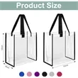 Clear Stadium Tote Bag | https://www.bestnamebadges.com
