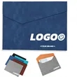 Business PU Leather Document Bag Archive Data File Storage | https://www.bestnamebadges.com