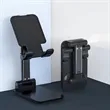 Custom Logo Adjustable Desktop Cell Phone Stand Holder | https://www.bestnamebadges.com
