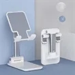 Custom Logo Adjustable Desktop Cell Phone Stand Holder | https://www.bestnamebadges.com