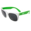 Neon Sunglasses - White Frame | https://www.bestnamebadges.com