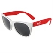 Neon Sunglasses - White Frame | https://www.bestnamebadges.com
