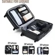 8 Set Multipurpose Water Resistant Travel Bag Organizer | https://www.bestnamebadges.com