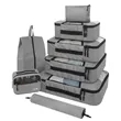 8 Set Multipurpose Water Resistant Travel Bag Organizer | https://www.bestnamebadges.com