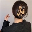 Simple Design Portable Temperament Frosted Shark Hairpin | https://www.bestnamebadges.com