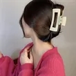 Simple Design Portable Temperament Frosted Shark Hairpin | https://www.bestnamebadges.com