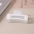 Simple Design Portable Temperament Frosted Shark Hairpin | https://www.bestnamebadges.com