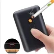 2 In 1 Cigarette Case With Lighter Charge Usb | https://www.bestnamebadges.com