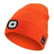 USB Rechargeable Bluetooth Beanie Hat with LED Light | https://www.bestnamebadges.com