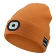 USB Rechargeable Bluetooth Beanie Hat with LED Light | https://www.bestnamebadges.com