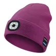 USB Rechargeable Bluetooth Beanie Hat with LED Light | https://www.bestnamebadges.com