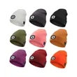 USB Rechargeable Bluetooth Beanie Hat with LED Light | https://www.bestnamebadges.com