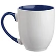 16 oz. Miami Two-Tone Bistro Custom Ceramic Mugs | https://www.bestnamebadges.com