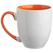 16 oz. Miami Two-Tone Bistro Custom Ceramic Mugs | https://www.bestnamebadges.com