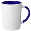 13 oz. Albany Two Tone Latte Custom Ceramic Mugs | https://www.bestnamebadges.com
