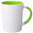 13 oz. Albany Two Tone Latte Custom Ceramic Mugs | https://www.bestnamebadges.com