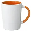 13 oz. Albany Two Tone Latte Custom Ceramic Mugs | https://www.bestnamebadges.com