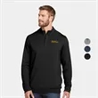 TravisMathew 1/4-Zip Fleece Sweatshirt | https://www.bestnamebadges.com