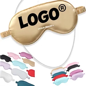 Soft Sleep Eye Mask high Quality Satin And Silk Wadding